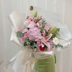 Bó hoa tone hồng - L800