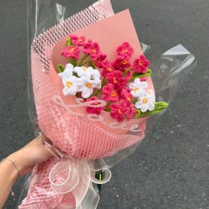 Bó hoa len lưu ly - L300