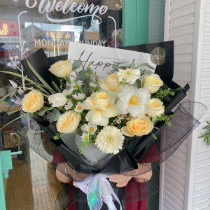 Bó hoa hồng mix tulip -L500