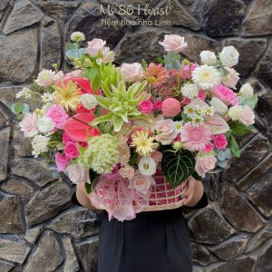 Giỏ hoa mix - L1000