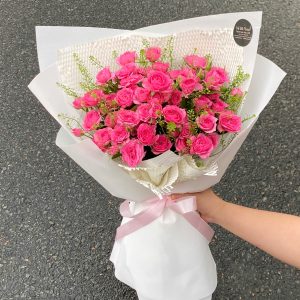 Bó hồng chùm sophia - L450