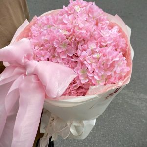 Bó cẩm tú cầu vải - L450